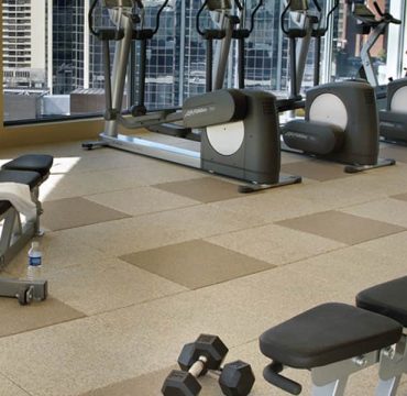 Fitness Room Rubber Flooring Installation Fitness Room Rubber Flooring Installation